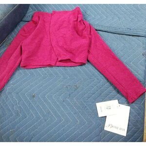 Bonnie Jean 4T Fucia Colored Long sleeve Cardigan NWT